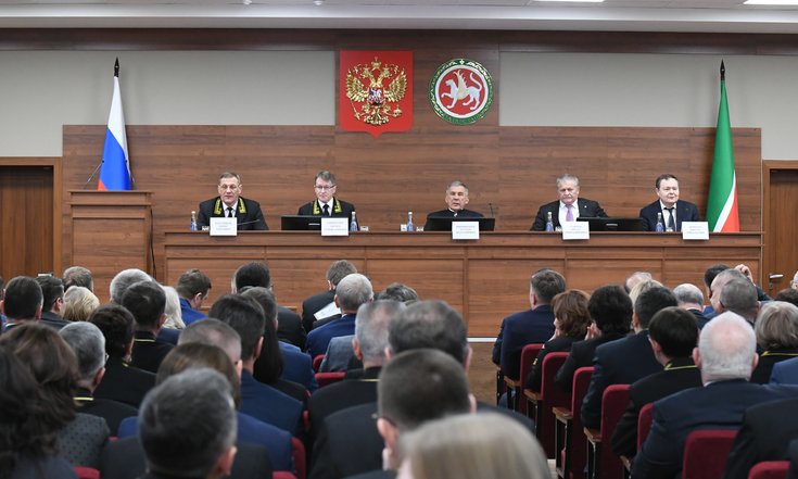 Виктор Демидов принял участие в итоговом совещании судей РТ